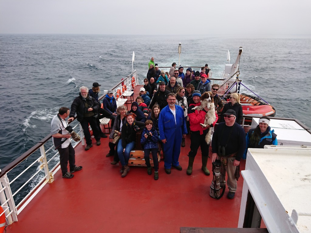 Orca Watchers on the John O’Groats ferry. Photo credit: Steve Truluck. 