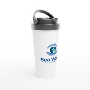 Sea Watch Foundation White Stainless Steel Travel Mug